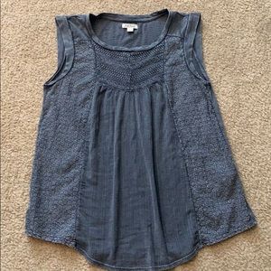 Distressed look Lucky Brand top